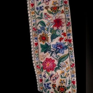 102" long vintage table runner